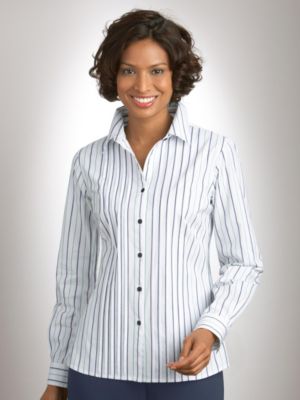 illusion neckline shirt